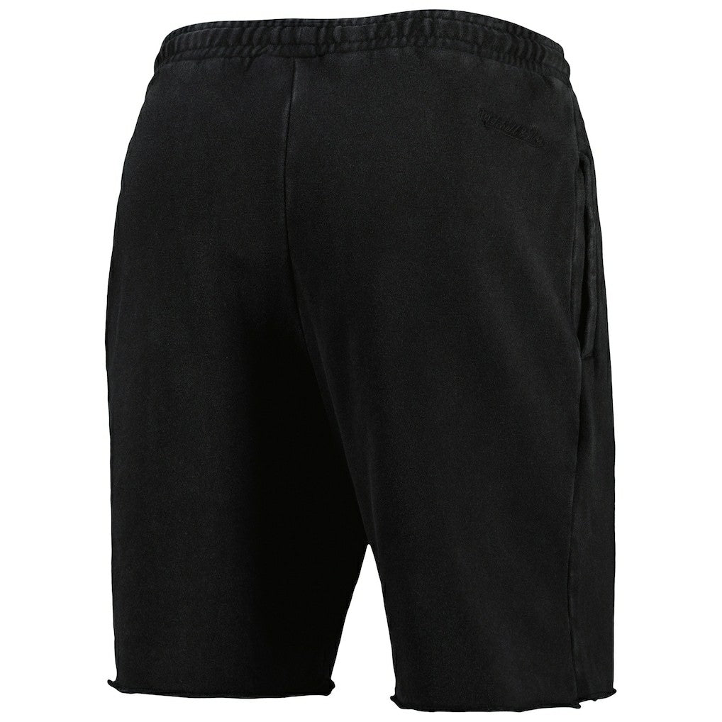 Chicago Bulls French Terry Tonal Fleece Shorts - Black | Mitchell & Ness sale