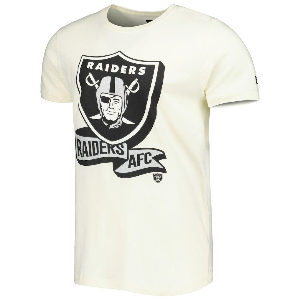 Las Vegas Raiders New Era Sideline Chrome T-Shirt - Cream cheap