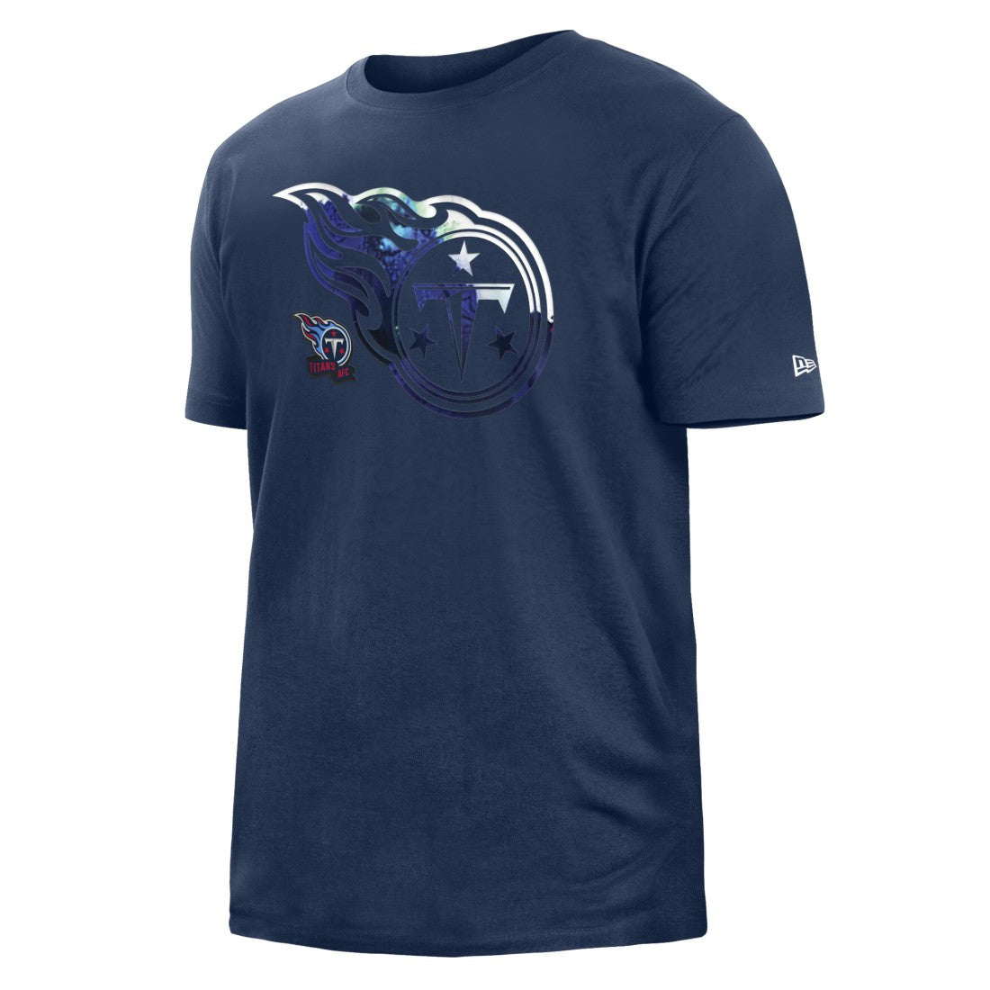 Tennessee Titans New Era 2022 Sideline Ink Dye T-Shirt - Navy for sale