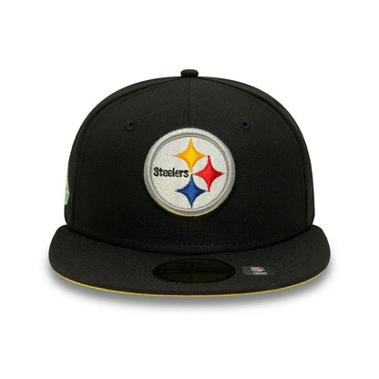 Pittsburgh Steelers New Era Super Bowl XL Citrus Pop 59FIFTY Fitted Hat - Black sale