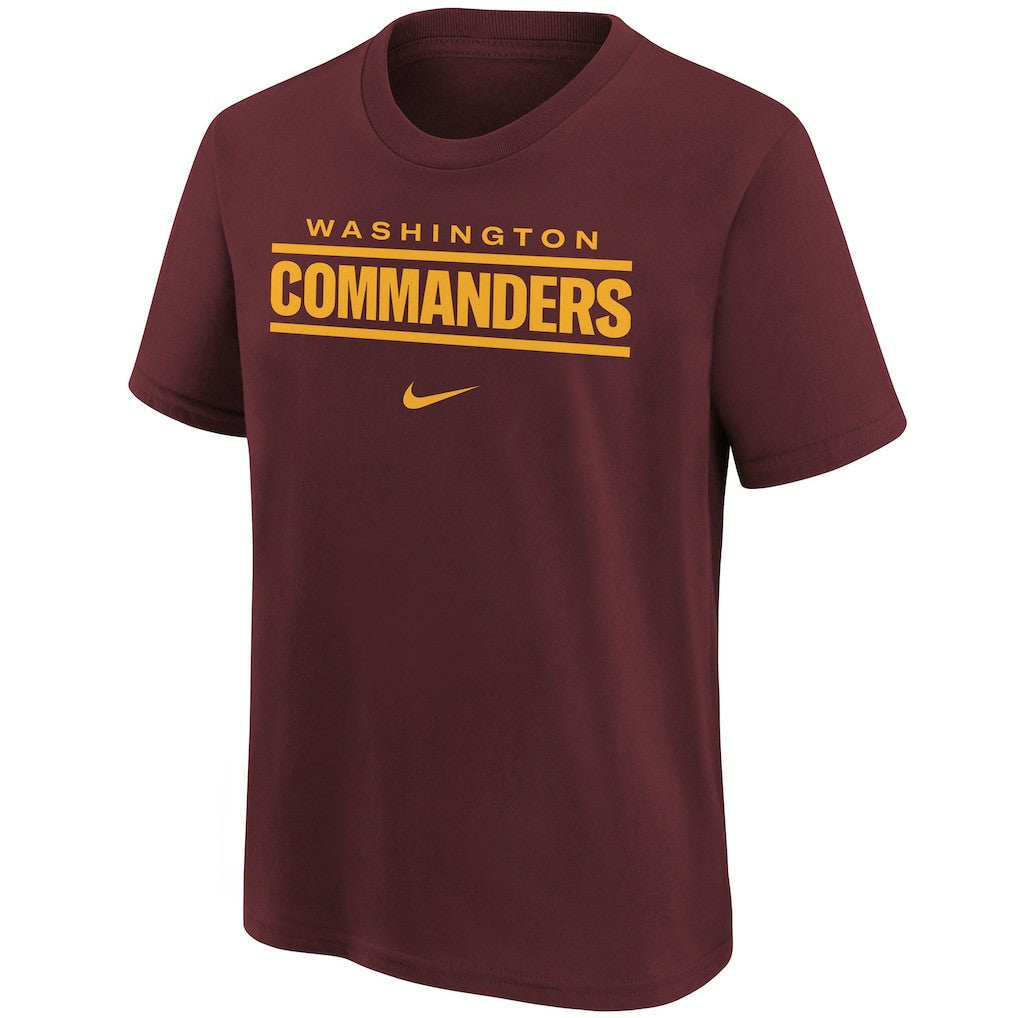 Washington Commanders Youth Wordmark T-Shirt - Burgundy | Nike online