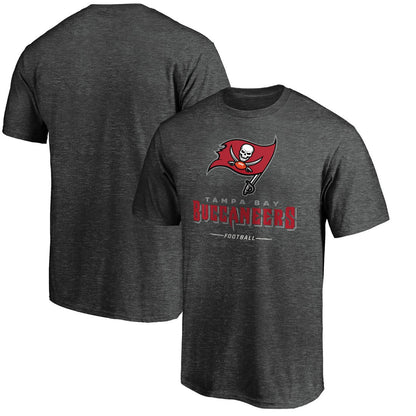 Tampa Bay Buccaneers Team Lockup T-Shirt - Charcoal for sale