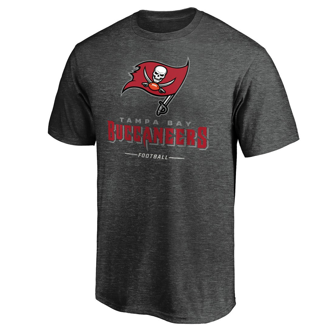 Tampa Bay Buccaneers Team Lockup T-Shirt - Charcoal for sale
