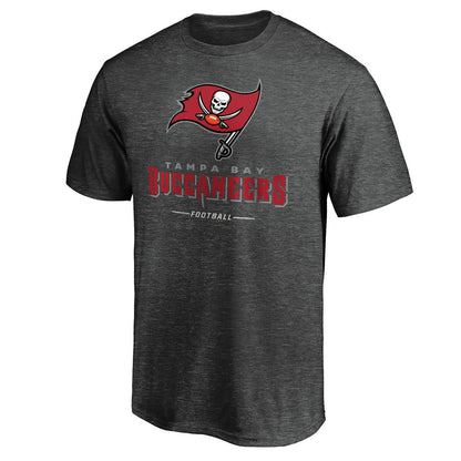 Tampa Bay Buccaneers Team Lockup T-Shirt - Charcoal for sale