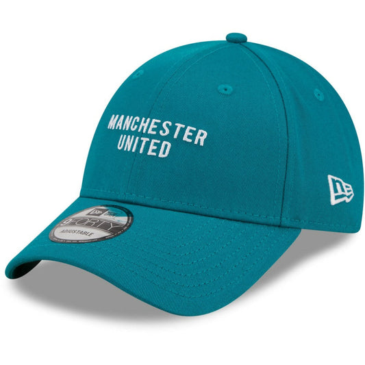 Manchester United New Era Seasonal 9FORTY Adjustable Hat - Turquoise | New Era for sale