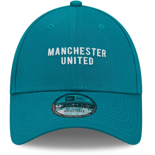 Manchester United New Era Seasonal 9FORTY Adjustable Hat - Turquoise | New Era for sale