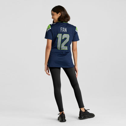 12s Seattle Seahawks Women's Player Jersey - Navy | Nike discount
