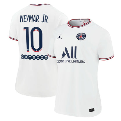 Neymar Jr. Paris Saint-Germain Jordan Brand Women's 2021/22 Fourth Replica Jersey - White | Jordan online