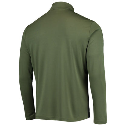 New York Mets Levelwear Delta Pursue Quarter-Zip Jacket - Olive