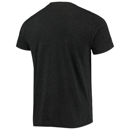 Cincinnati Reds Homage Hand-Drawn Logo Tri-Blend T-Shirt - Charcoal