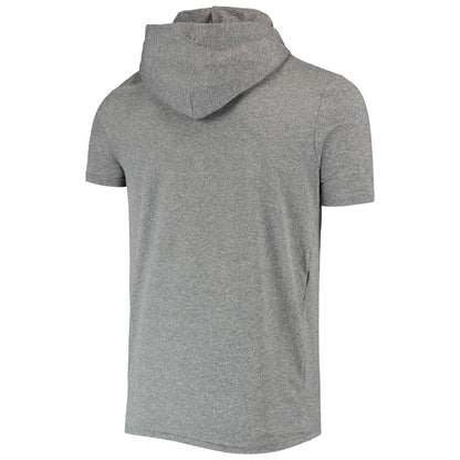 Seattle Seahawks New Era Team Brushed Hoodie T-Shirt - Heathered Gray sale
