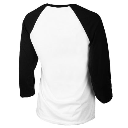 Texas Rangers Tiny Turnip Women's Stacked 3/4-Sleeve Raglan T-Shirt - White/Black