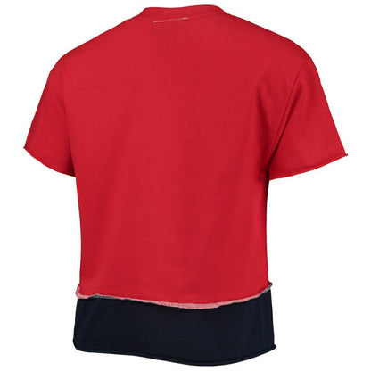 St. Louis Cardinals Refried Apparel Women's Cropped T-Shirt - Red