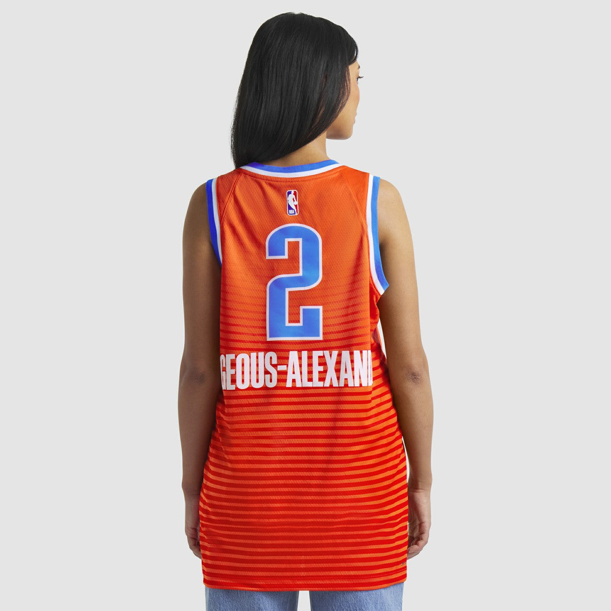 Shai Gilgeous-Alexander Oklahoma City Thunder Jordan Brand Unisex Swingman Jersey - Statement Edition - Orange for sale