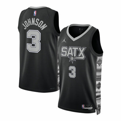 Keldon Johnson San Antonio Spurs Jordan Brand Unisex Swingman Jersey - Statement Edition - Black outlet