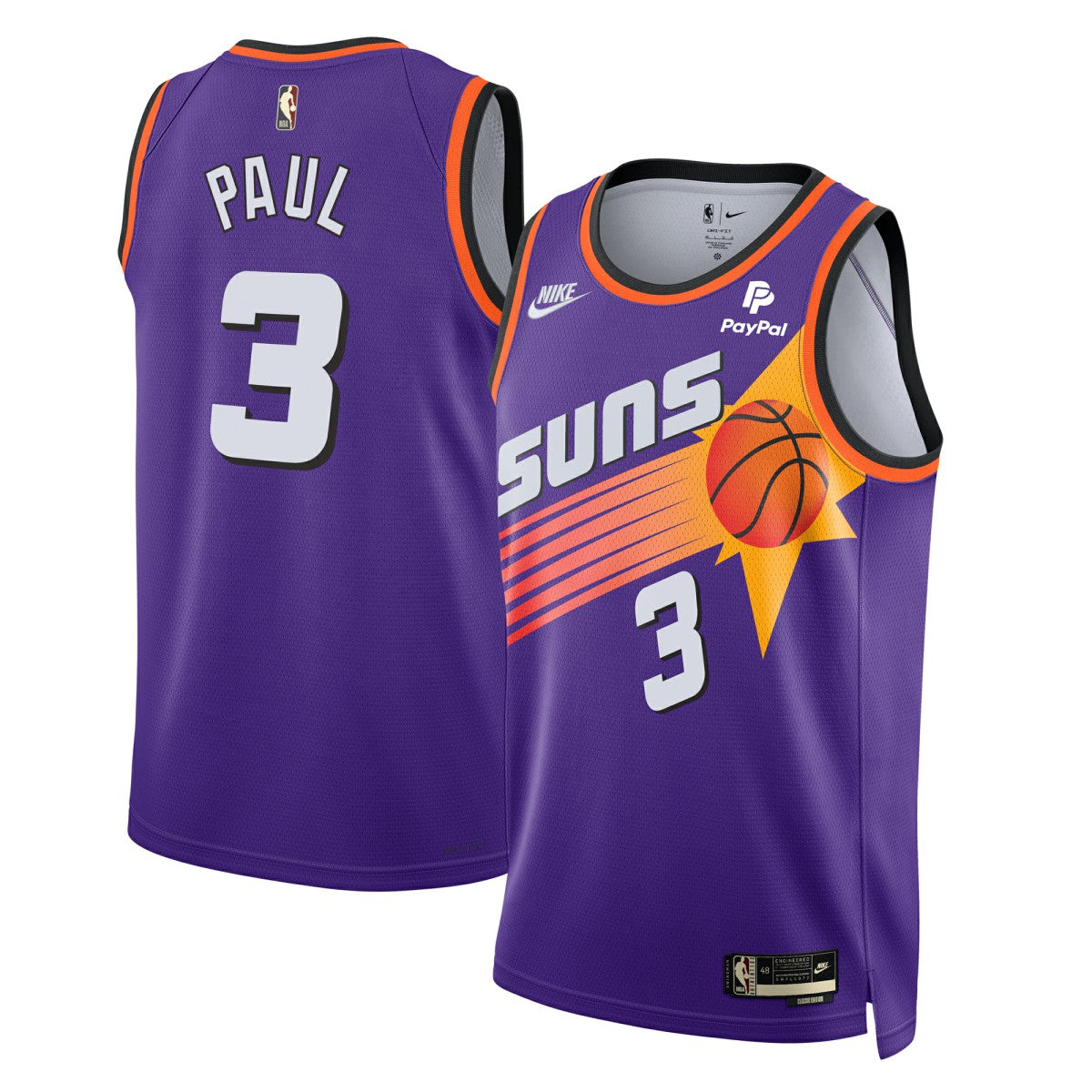 Chris Paul Phoenix Suns Swingman Jersey - Classic Edition - Purple | Nike on sale