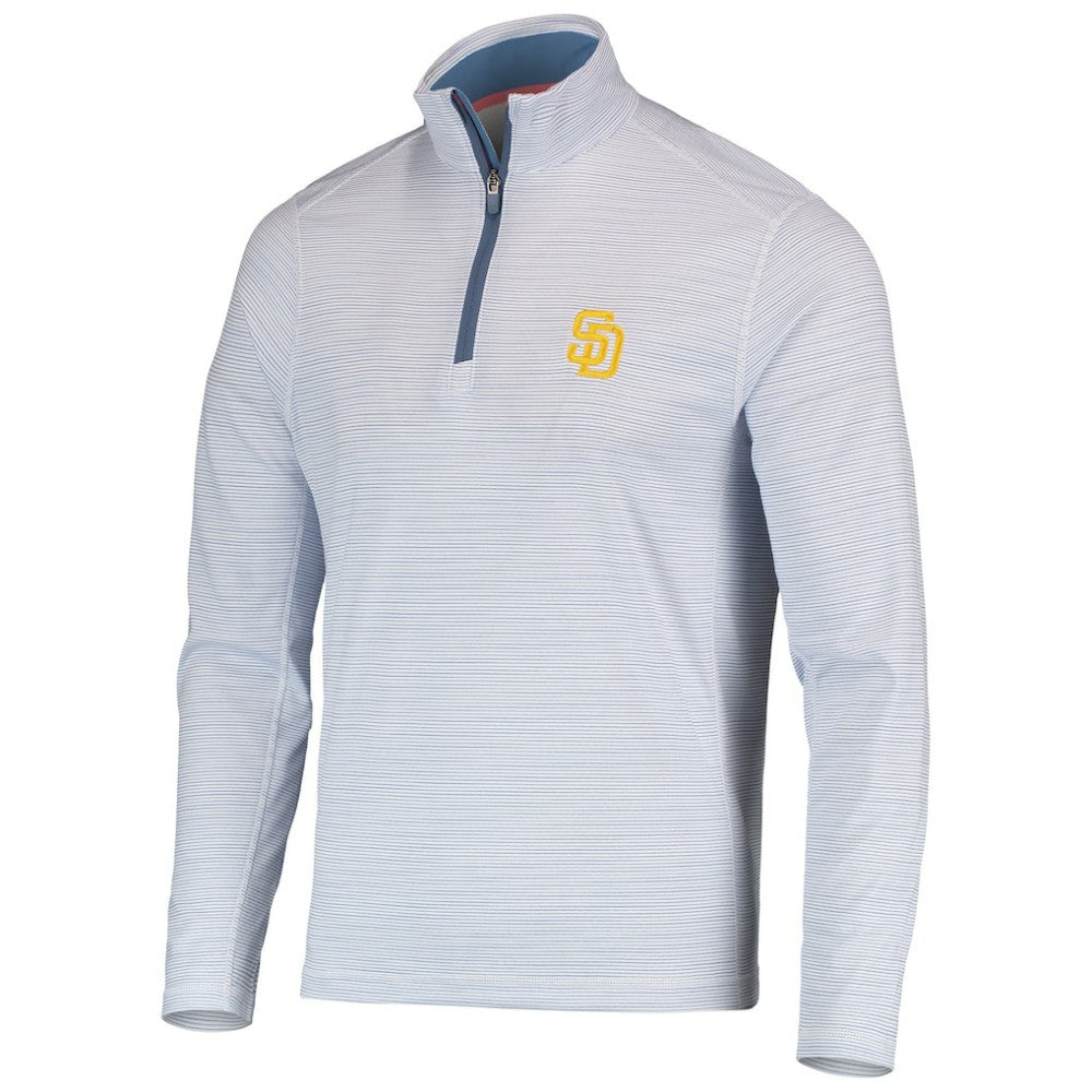 San Diego Padres Vineyard Vines Sankaty Quarter-Zip Sweatshirt - Navy