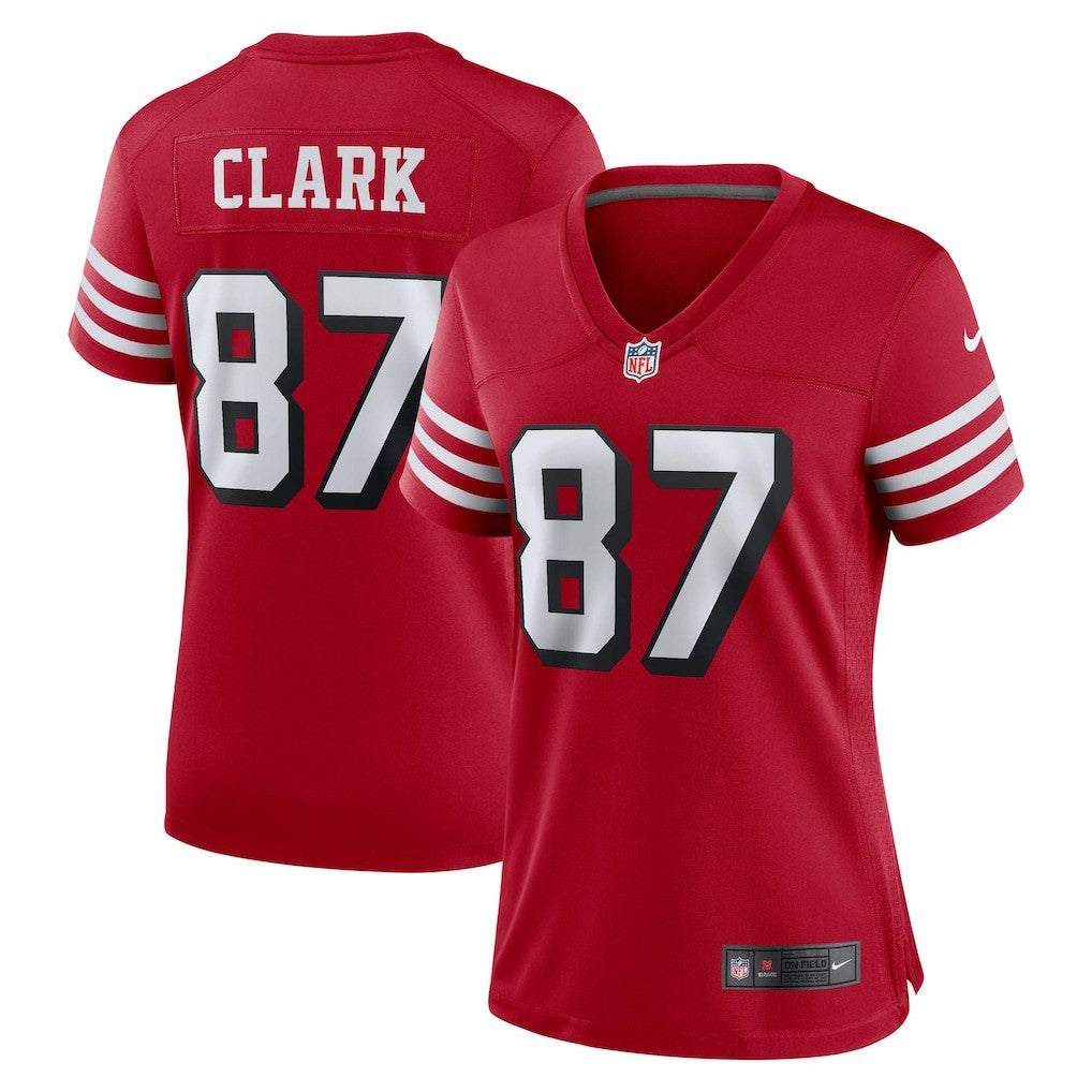 Dwight Clark San Francisco 49ers Women's Alternate Game Jersey - Scarlet | Nike sale