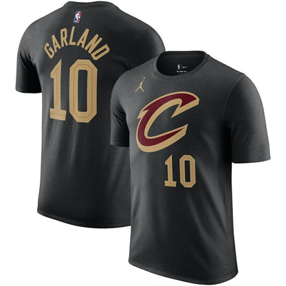 Darius Garland Cleveland Cavaliers Jordan Brand 2022/23 Statement Edition Name & Number T-Shirt sale - Black for sale