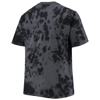 Brooklyn Nets Big & Tall Marble Dye Tonal Performance T-Shirt - Black outlet