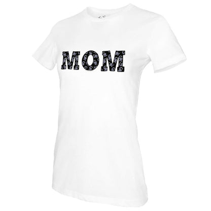 Colorado Rockies Tiny Turnip Women's Mom T-Shirt - White