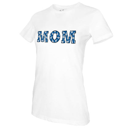 Los Angeles Dodgers Tiny Turnip Women's Mom T-Shirt - White