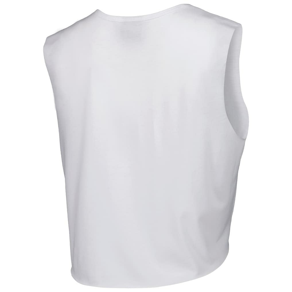 Arizona Cardinals Cuce Women's Sequin Cropped Tank Top - White on sale