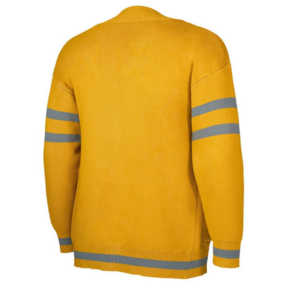 Atlanta Hawks NBA x Keiser Clark No Caller ID Button-Up Cardigan - Yellow/Gray online