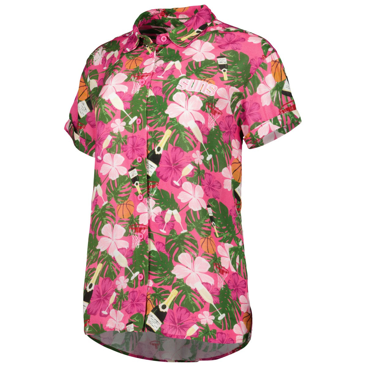 Phoenix Suns Lusso Women's Finley-Frankie Party Top & Shorts Set - Pink for sale