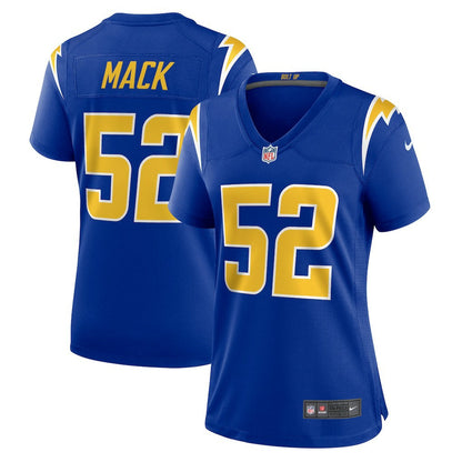 Khalil Mack Los Angeles Chargers Women's Alternate Game Jersey - Royal | Nike sale