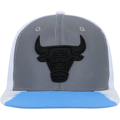 Chicago Bulls Day 5 Snapback Hat - Silver/Blue | Mitchell & Ness sale