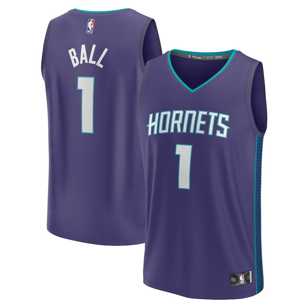LaMelo Ball Charlotte Hornets Fast Break Replica Player Jersey - Statement Edition - Purple | Fanatics shop