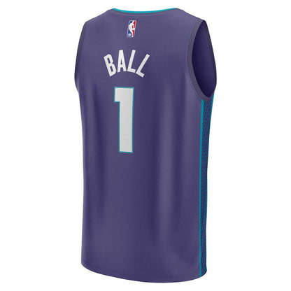 LaMelo Ball Charlotte Hornets Fast Break Replica Player Jersey - Statement Edition - Purple | Fanatics shop