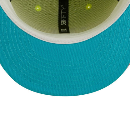 Washington Nationals 2008 Inaugural Season Cyber Highlighter 59FIFTY Fitted Hat - Green/Red | New Era