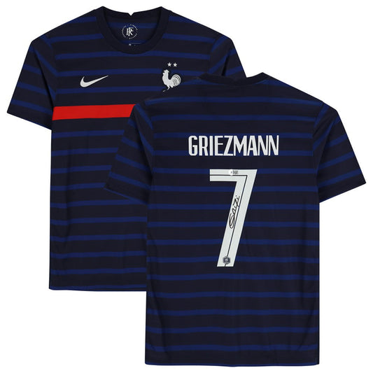 Antoine Griezmann France Autographed Blue Jersey | Fanatics shop