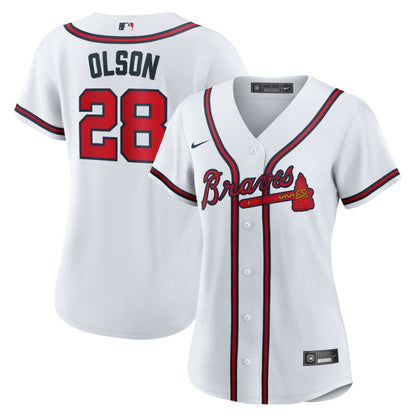 Matt Olson Atlanta Braves Women's Home Replica Player Jersey - White | Nike