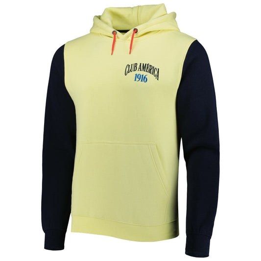 Club America Retro Raglan Pullover Hoodie - Yellow online