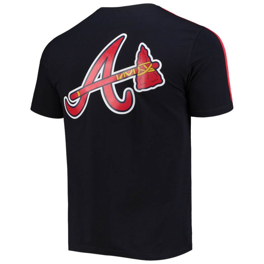 Atlanta Braves Pro Standard Taping T-Shirt - Navy/Red
