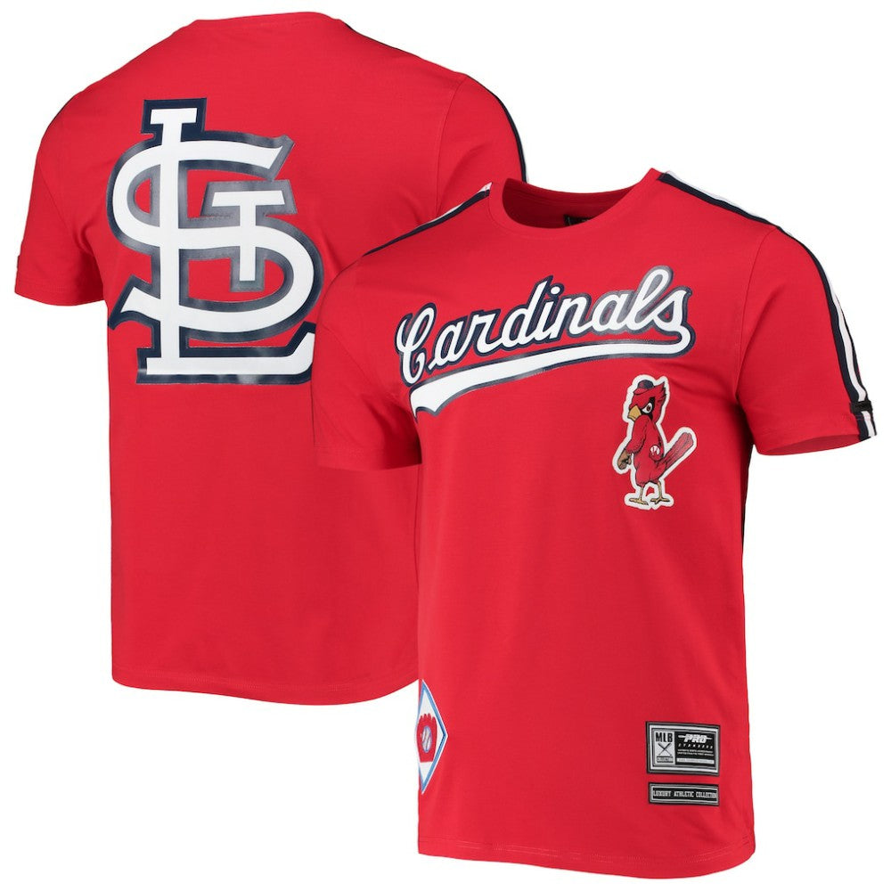 St. Louis Cardinals Pro Standard Taping T-Shirt - Red/
