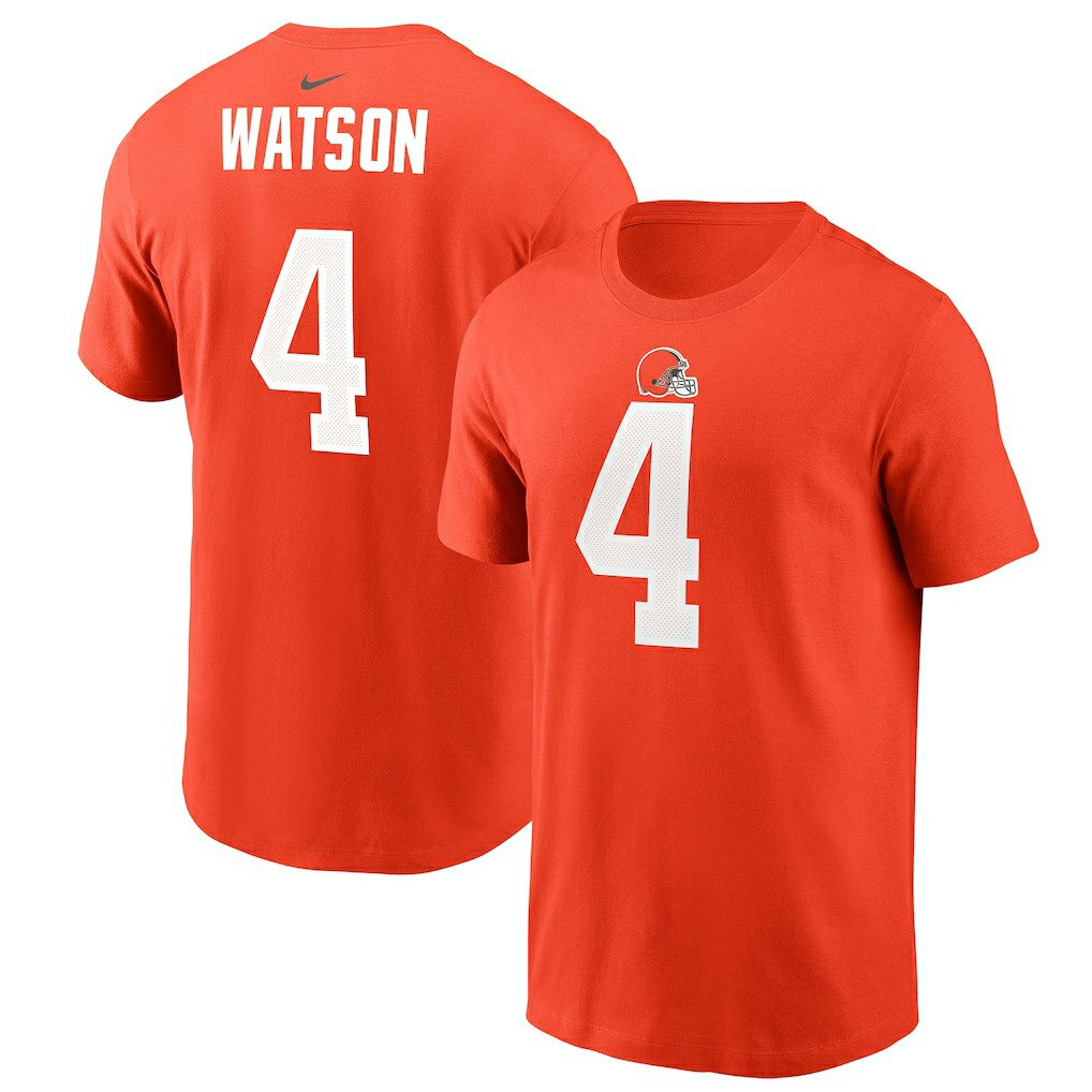 Deshaun Watson Cleveland Browns Player Name & Number T-Shirt - Orange | Nike sale