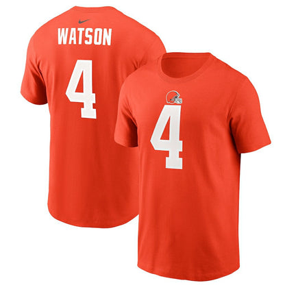 Deshaun Watson Cleveland Browns Player Name & Number T-Shirt - Orange | Nike sale
