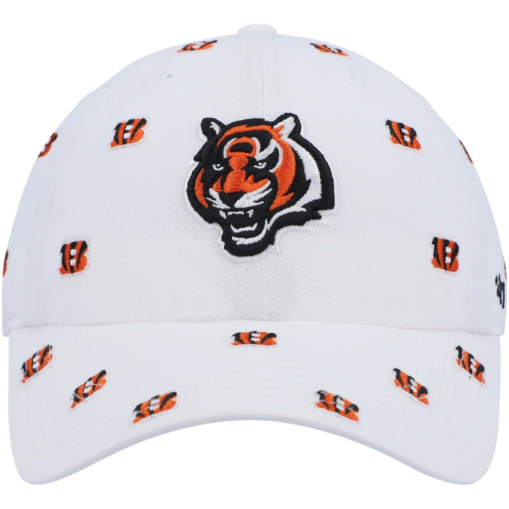 Cincinnati Bengals '47 Women's Confetti Clean Up Adjustable Hat - White sale