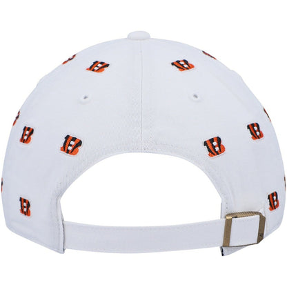 Cincinnati Bengals '47 Women's Confetti Clean Up Adjustable Hat - White sale