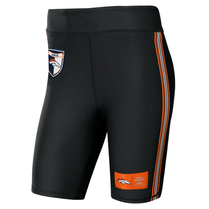 Denver Broncos WEAR by Erin Andrews Women's Biker Shorts - Black online