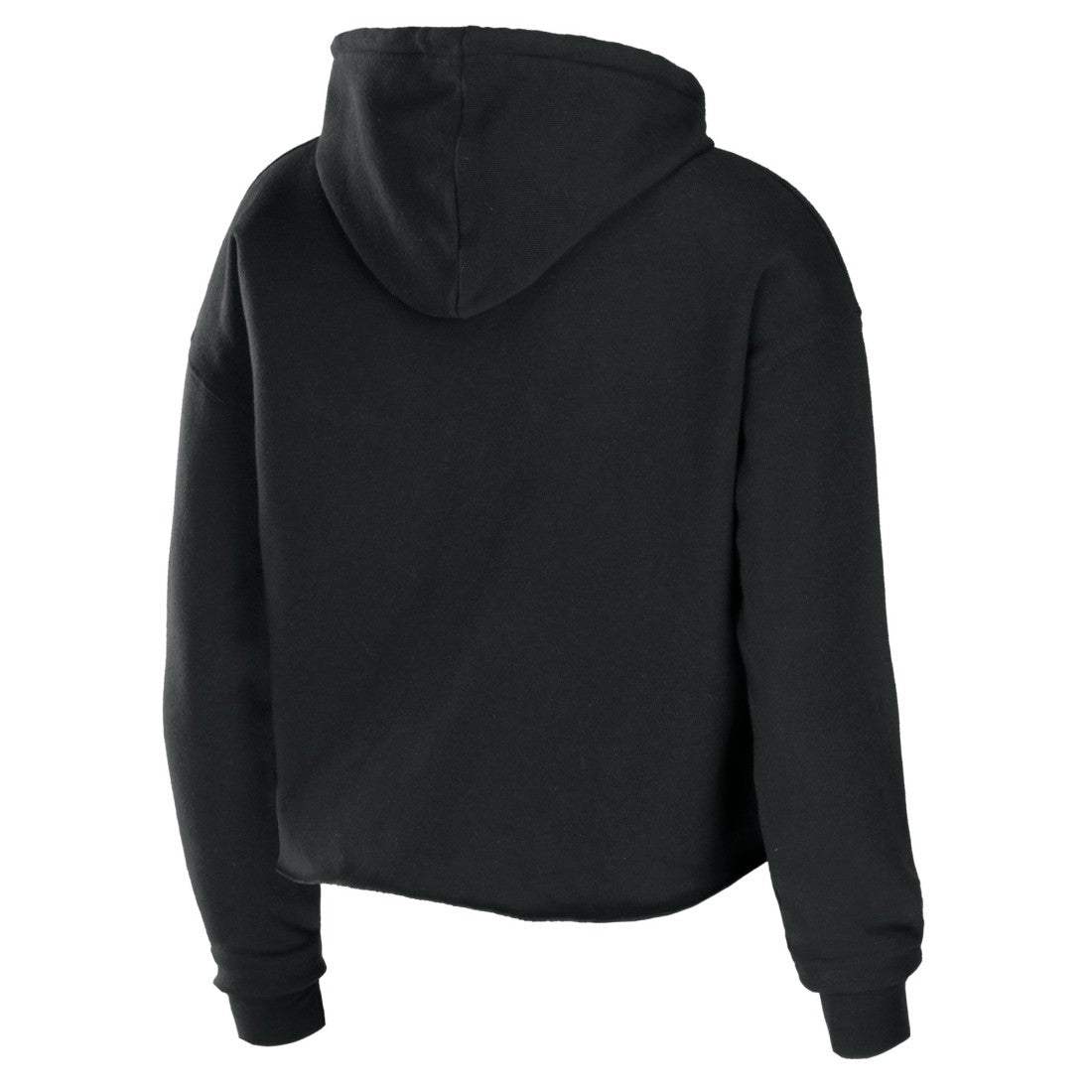 Tampa Bay Buccaneers WEAR by Erin Andrews Women's Cropped Sponge Fleece Pullover Hoodie - Black on sale