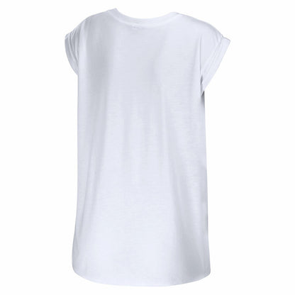 Tennessee Titans WEAR by Erin Andrews Women's Greetings From Muscle T-Shirt - White cheap