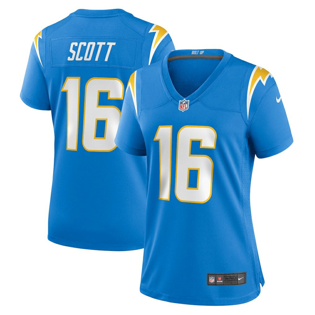 JK Scott Los Angeles Chargers Women's Game Jersey - Powder Blue | Nike for sale