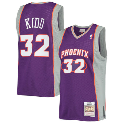 Jason Kidd Phoenix Suns Big & Tall Hardwood Classics 2000/01 Swingman Jersey - Purple | Mitchell & Ness sale