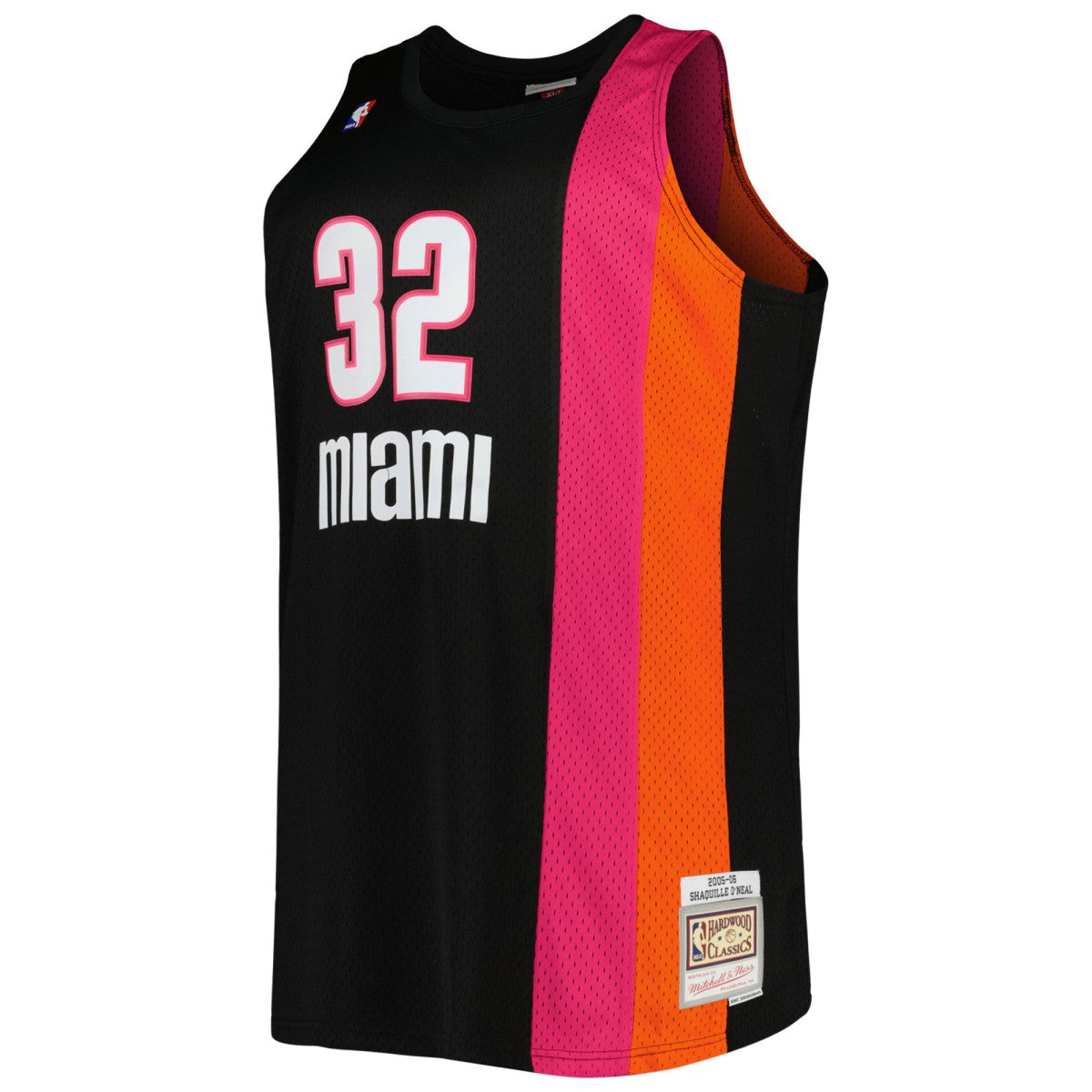 Shaquille O'Neal Miami Heat Big & Tall Hardwood Classics 2005/06 Swingman Jersey - Black | Mitchell & Ness shop
