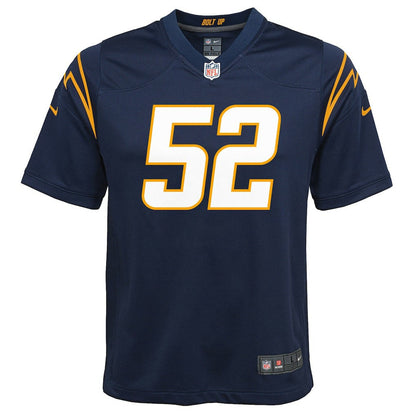 Khalil Mack Los Angeles Chargers Youth Game Jersey - Navy | Nike for sale
